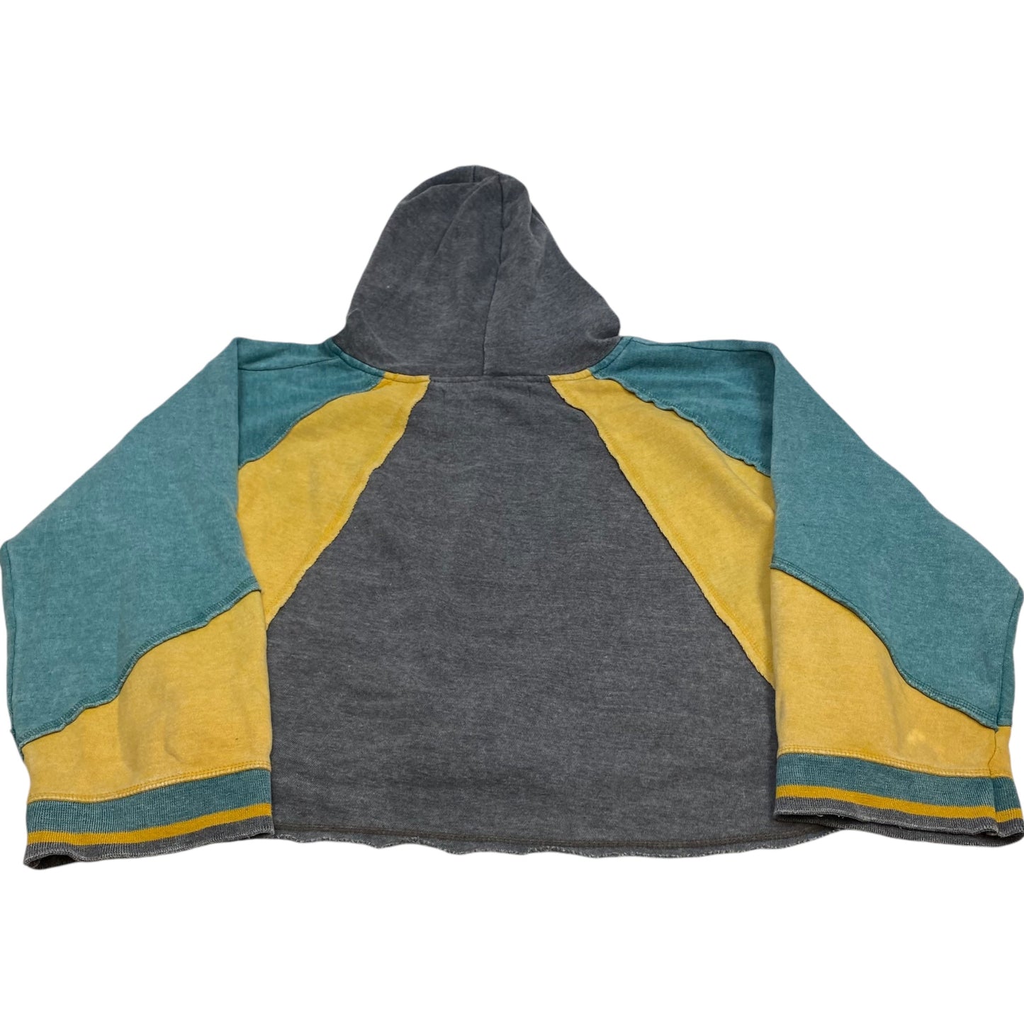 Sweatshirt Hoodie By Vintage Havana In Grey, Size: M