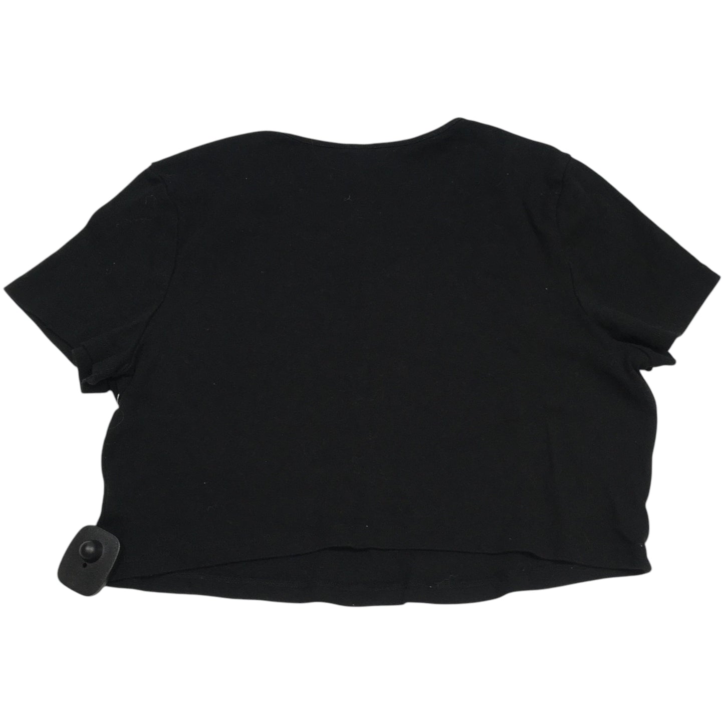 Top Short Sleeve Basic By Divided In Black, Size: Xl