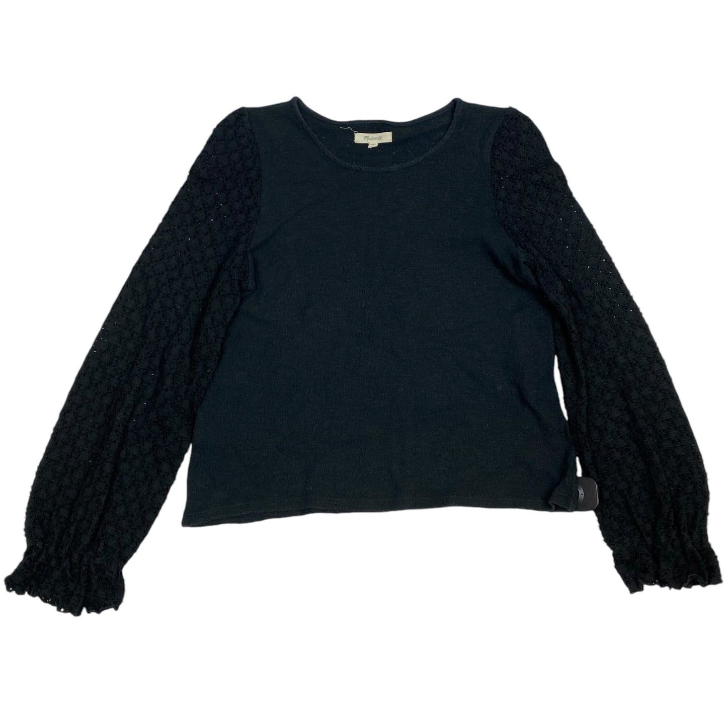 Top Long Sleeve By Madewell In Black, Size: S