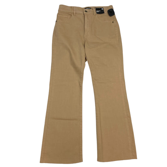 Jeans Flared By Express In Tan Denim, Size: 6