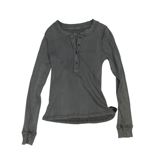 Top Long Sleeve By Aerie In Grey, Size: Xl