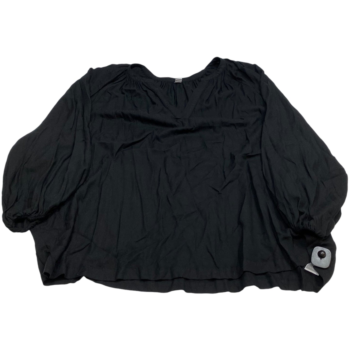 Top Long Sleeve By Old Navy In Black, Size: 4x