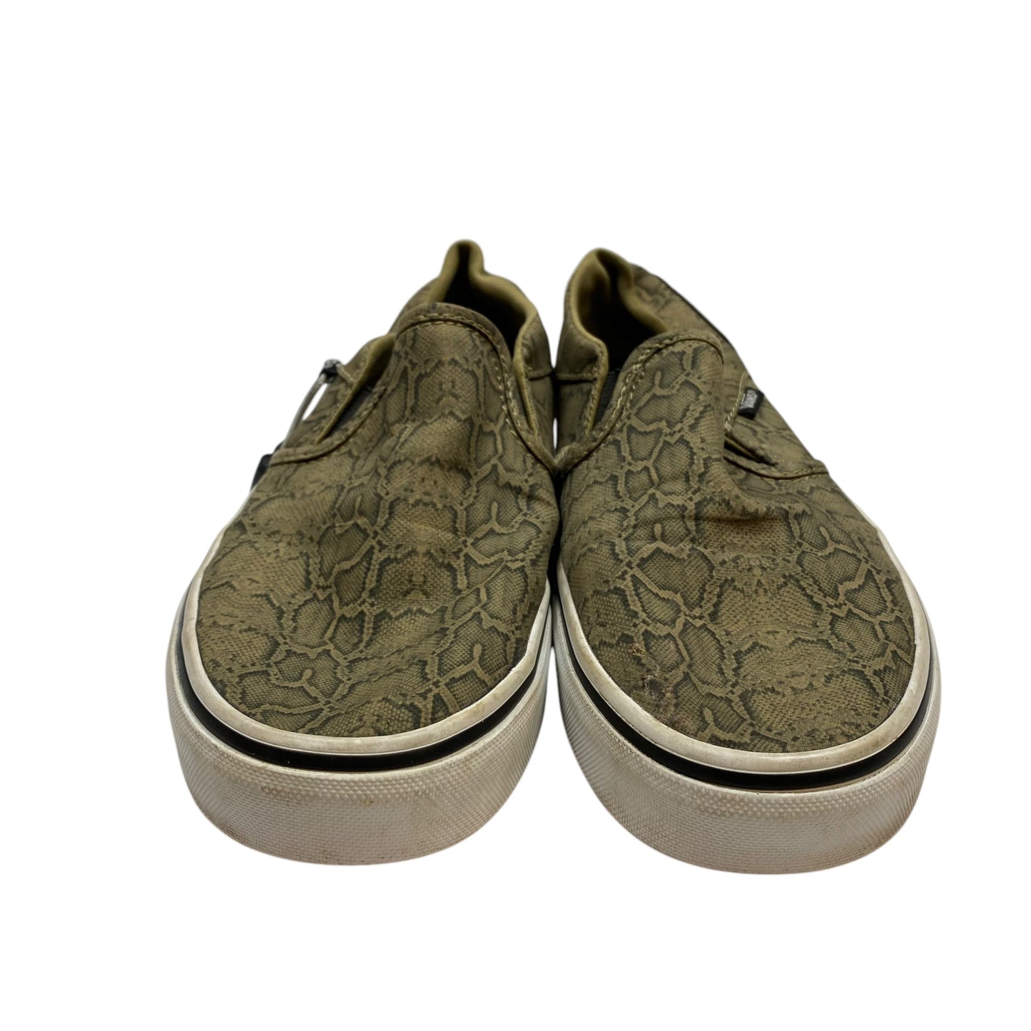 Shoes Sneakers By Vans In Green, Size: 8.5