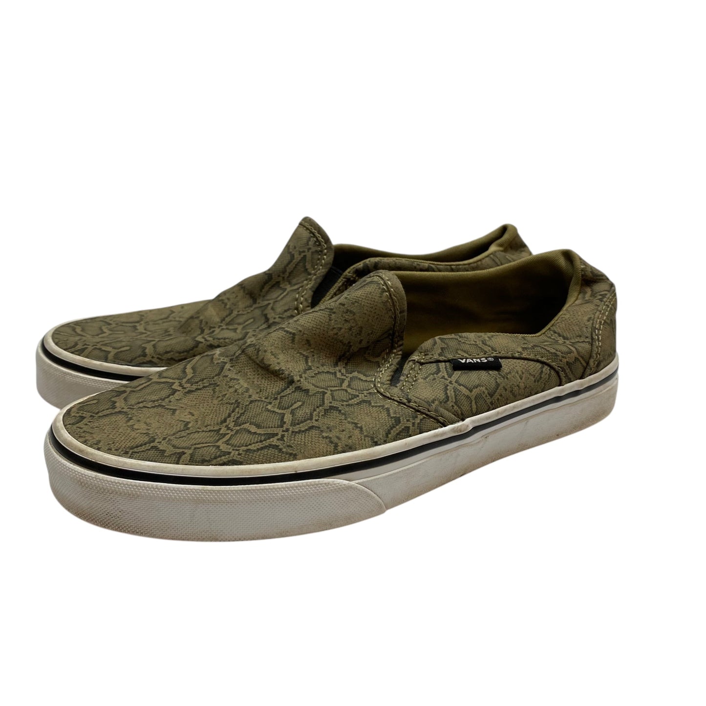 Shoes Sneakers By Vans In Green, Size: 8.5