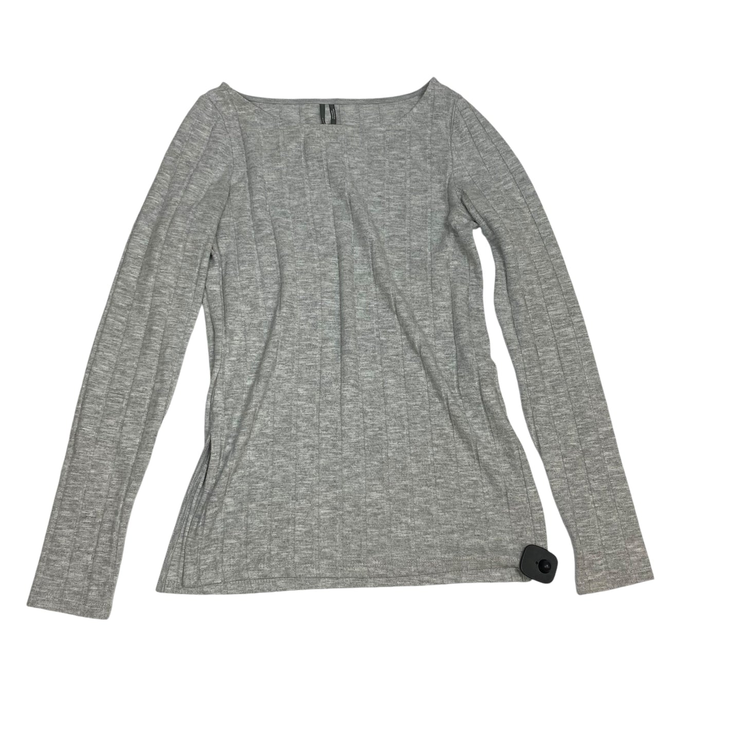 Top Long Sleeve By Anthropologie In Grey, Size: M