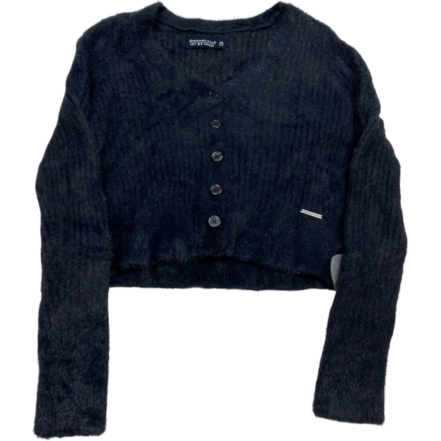 Cardigan By Abercrombie And Fitch In Navy, Size: Xs