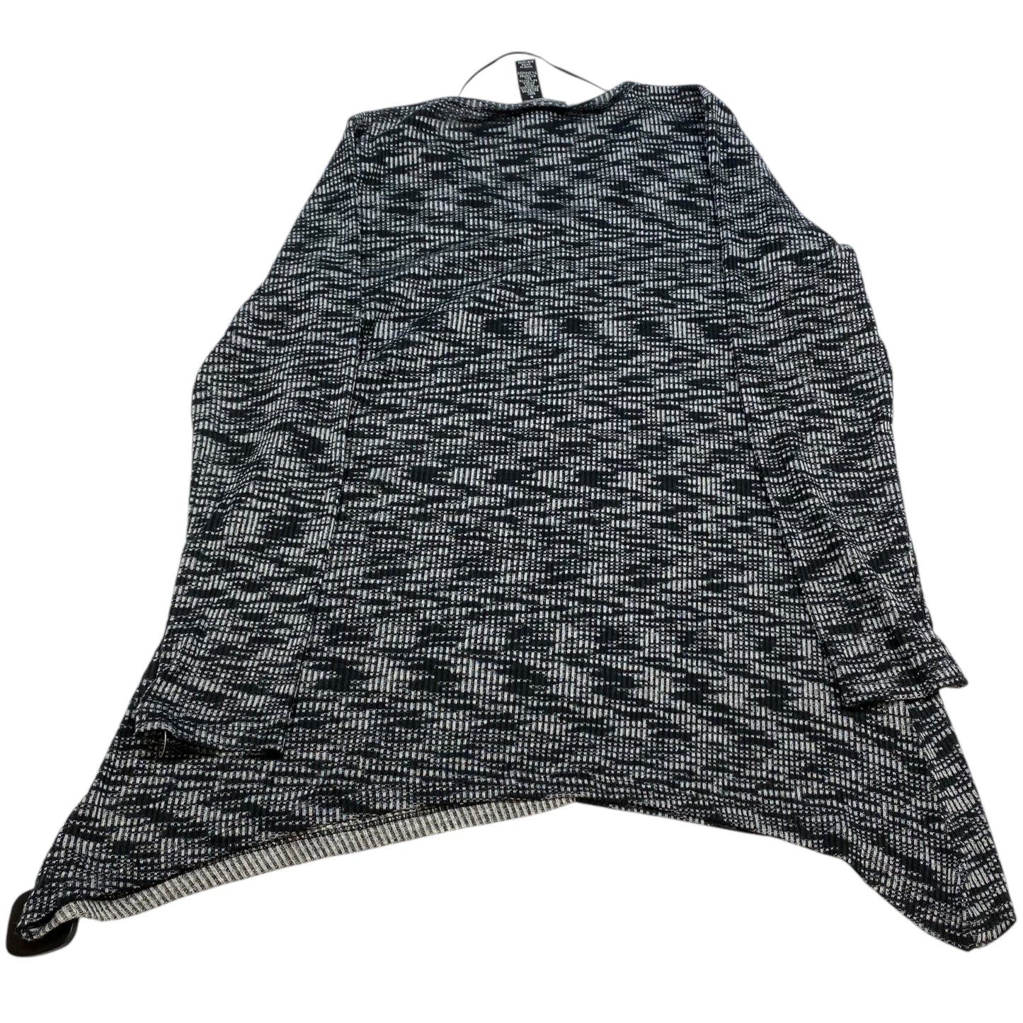 Top Long Sleeve By Style And Company In Black & Grey, Size: S