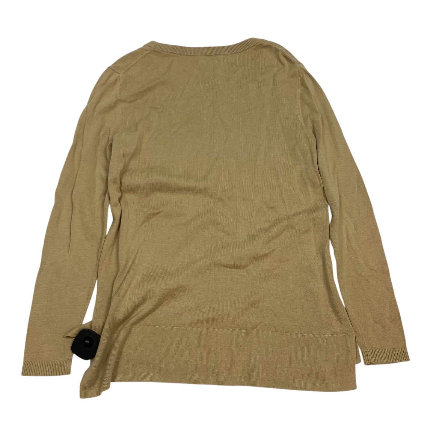 Top Long Sleeve By Crown And Ivy In Tan, Size: S