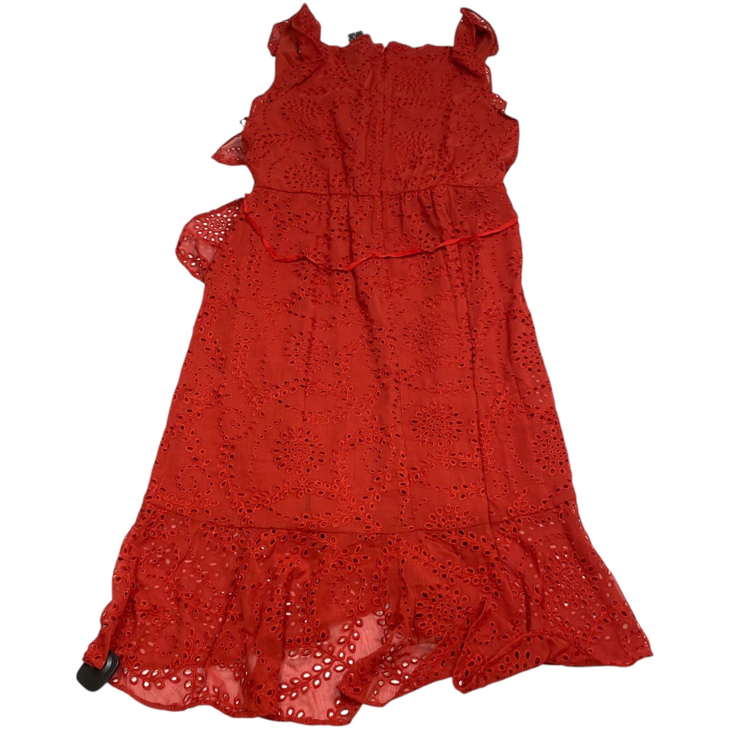 Dress Party Midi By White House Black Market In Red, Size: L