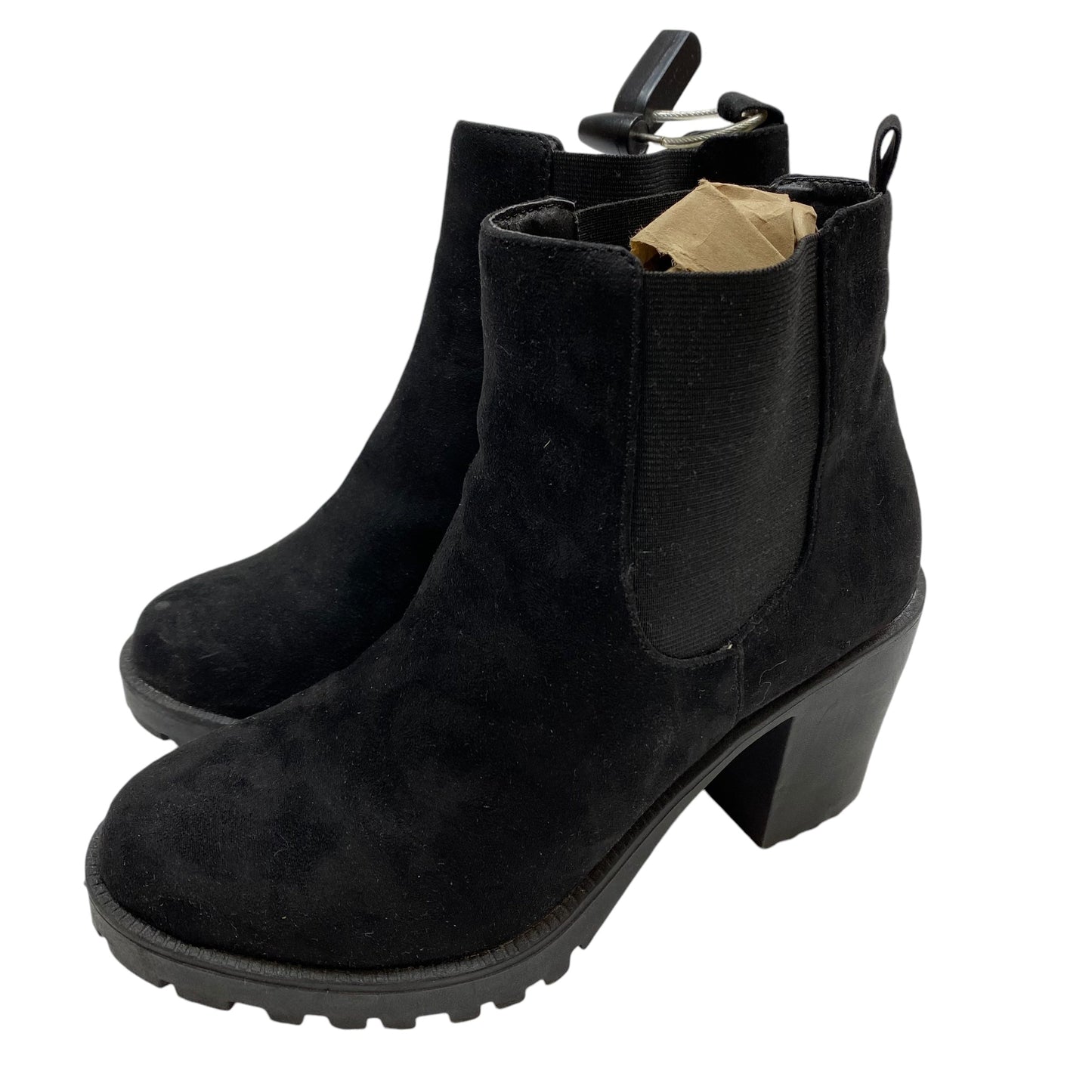 Boots Ankle Heels By London Rebel In Black, Size: 5.5