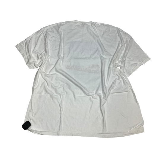 Top Short Sleeve By Comfort Colors In White, Size: 3x