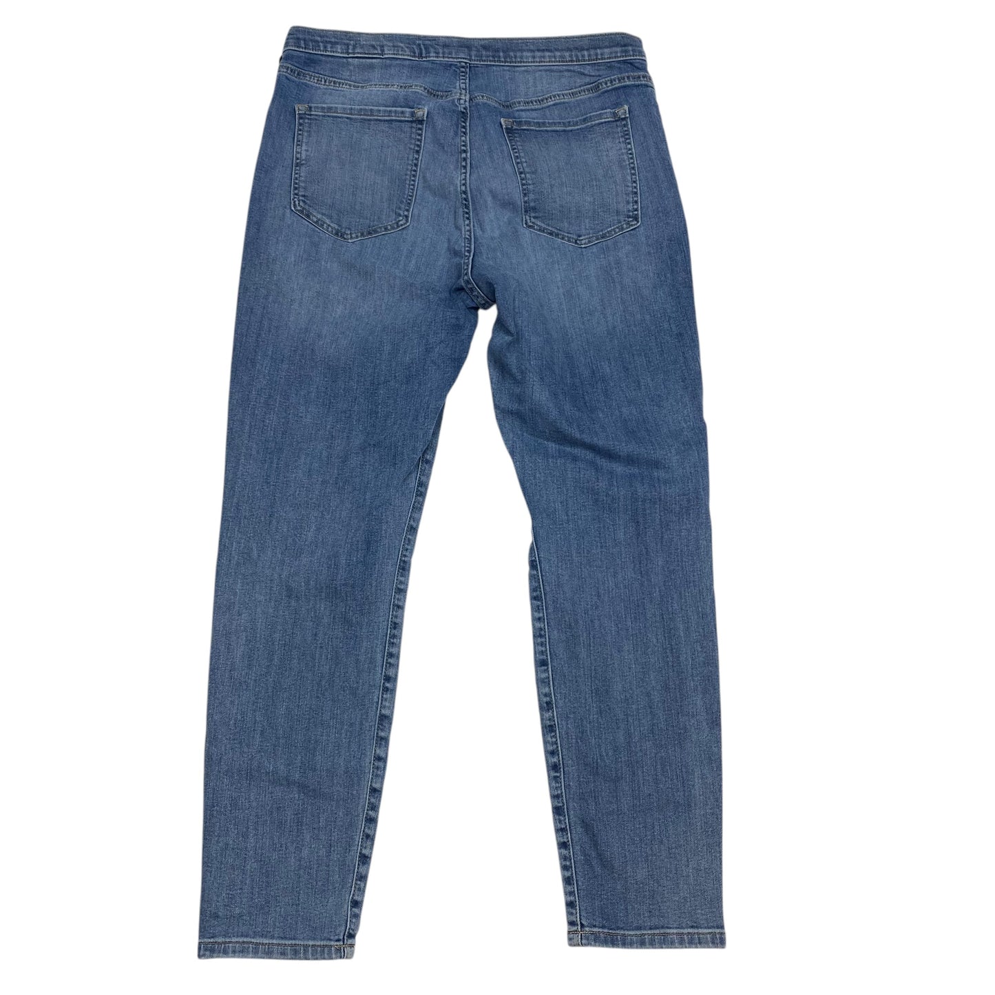 Jeans Skinny By Banana Republic In Blue Denim, Size: 14