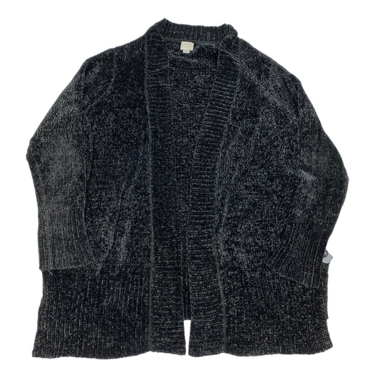 Sweater Cardigan By A New Day In Black, Size: L