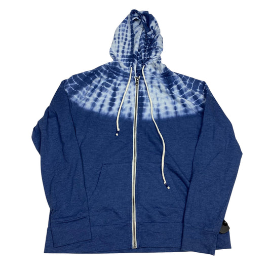 Sweatshirt Hoodie By Sonoma In Blue, Size: L