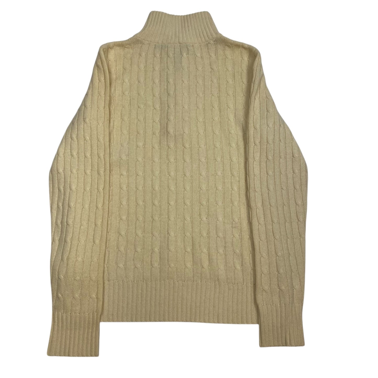 Sweater Cashmere By Saks Fifth Avenue In Cream, Size: L