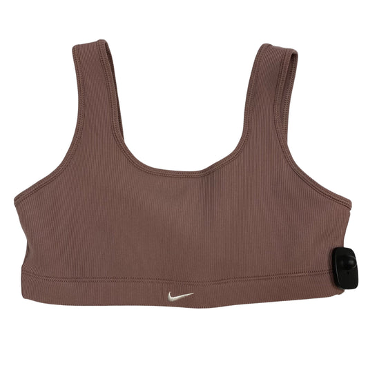 Athletic Bra By Nike In Mauve, Size: L