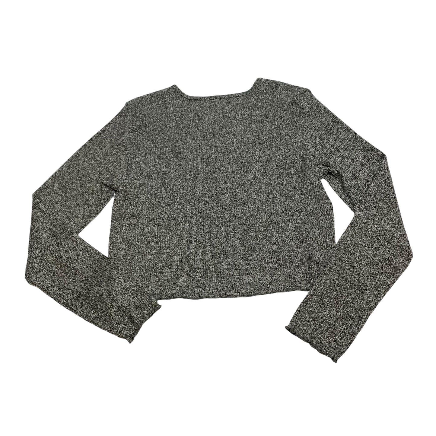 Top Long Sleeve Basic By American Eagle In Grey, Size: Xl