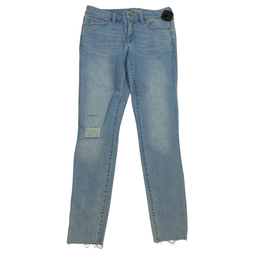 Jeans Skinny By Universal Thread In Blue Denim, Size: 6