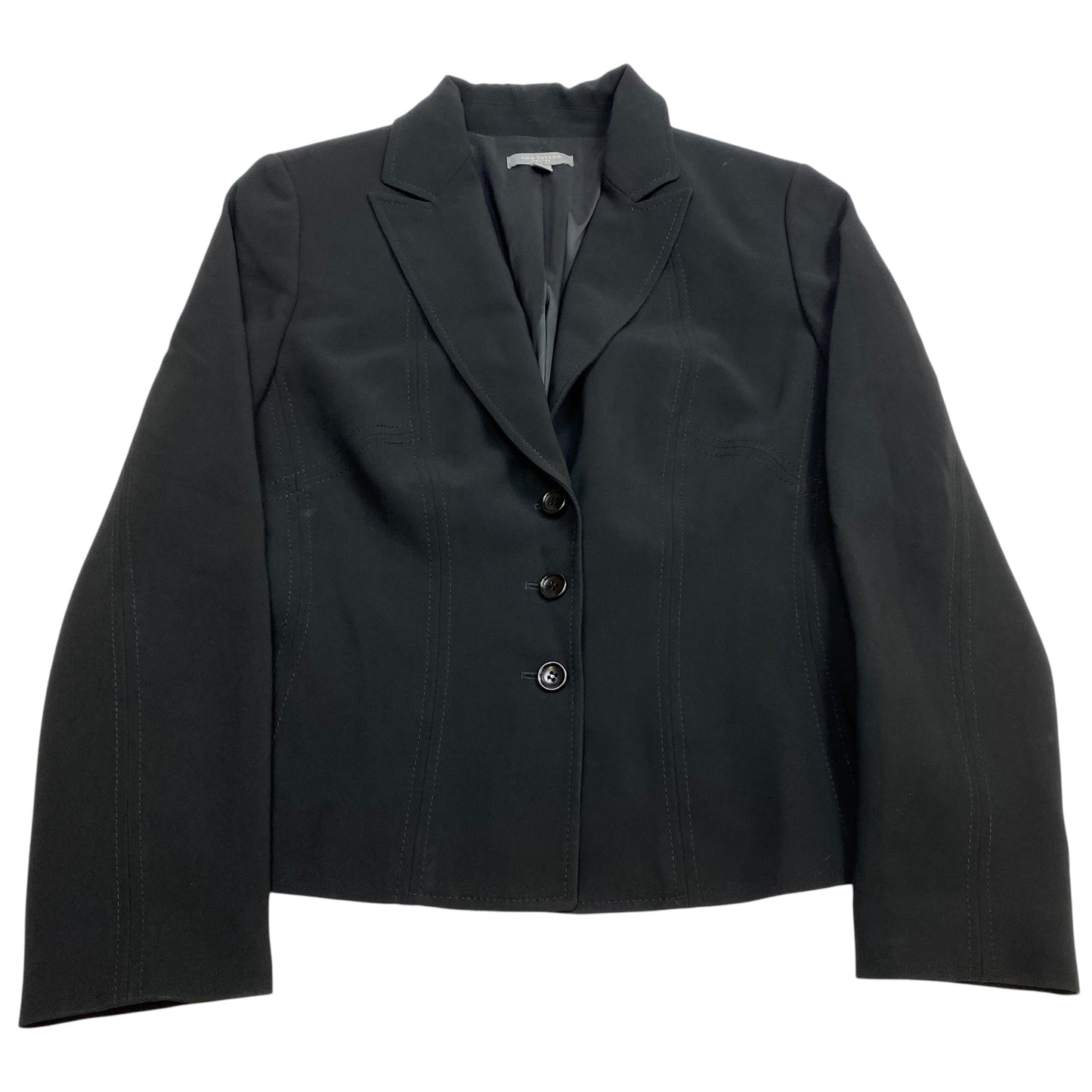 Blazer By Ann Taylor In Black, Size: Mp