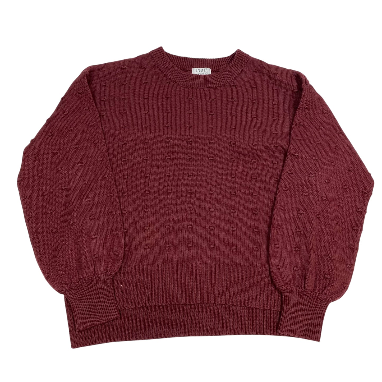 Sweater By Indie & Co In Red, Size: L