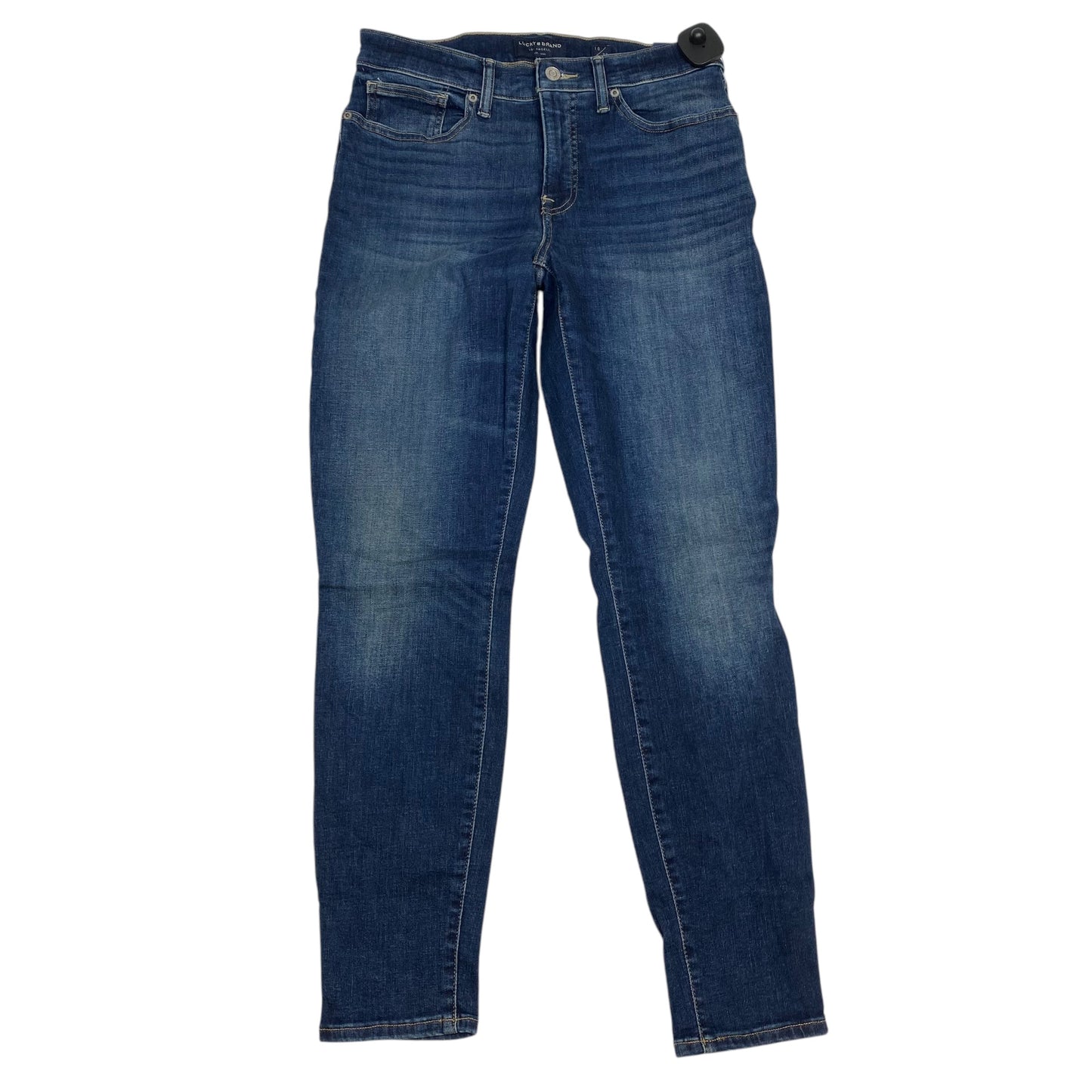 Jeans Skinny By Lucky Brand In Blue Denim, Size: 10