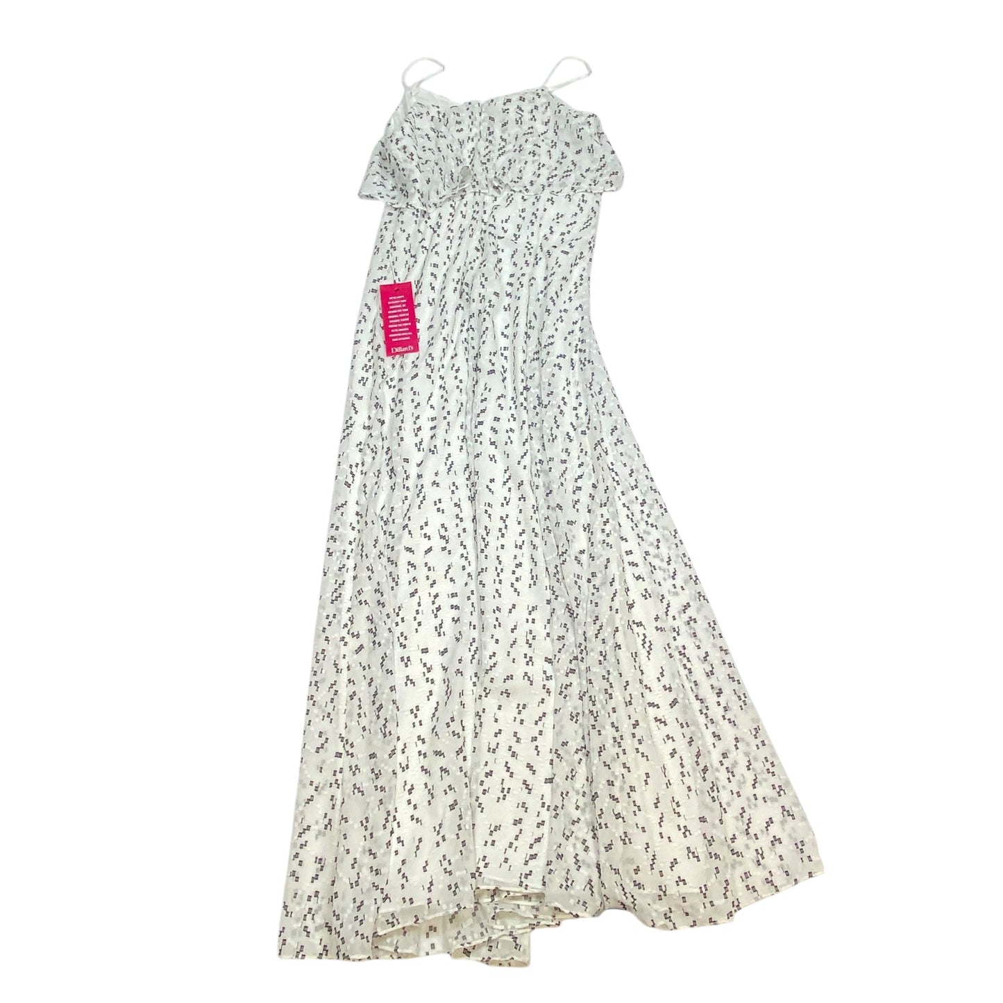 Dress Party Long By Halston In White, Size: M