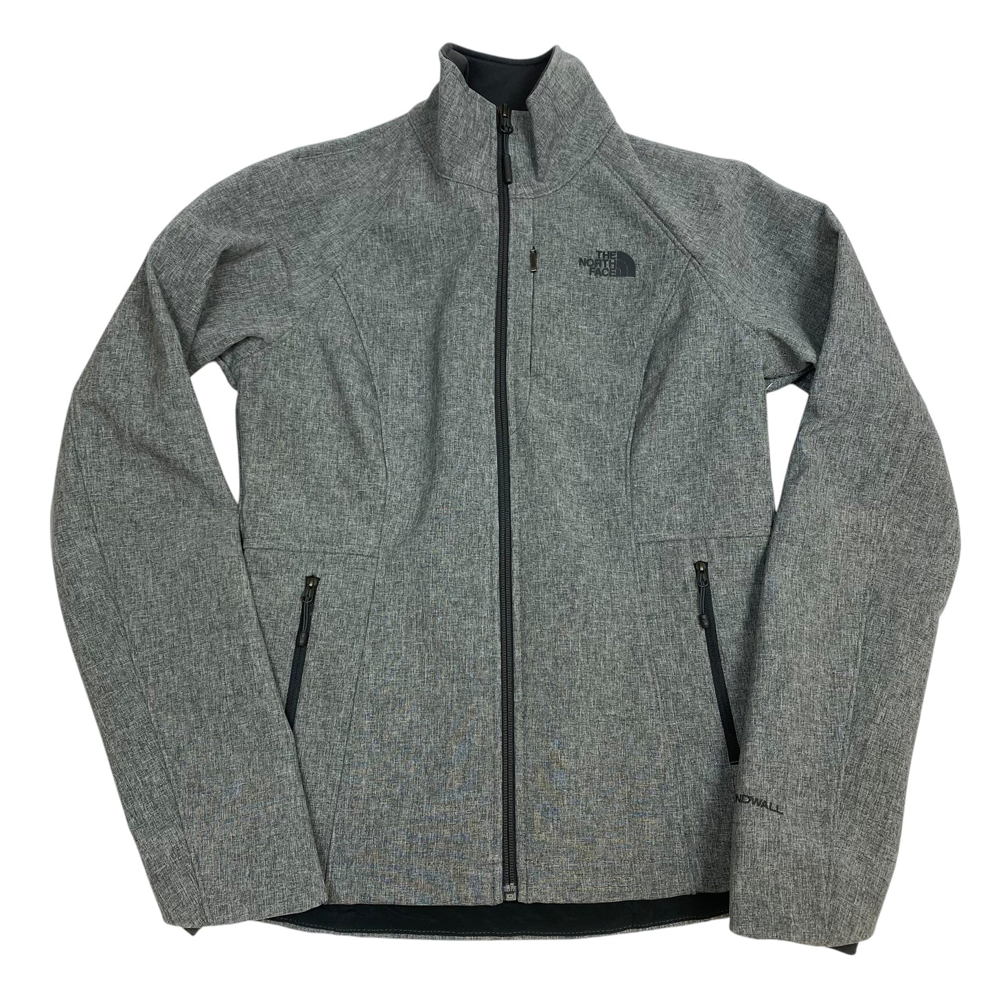 Athletic Jacket By The North Face In Grey, Size: S