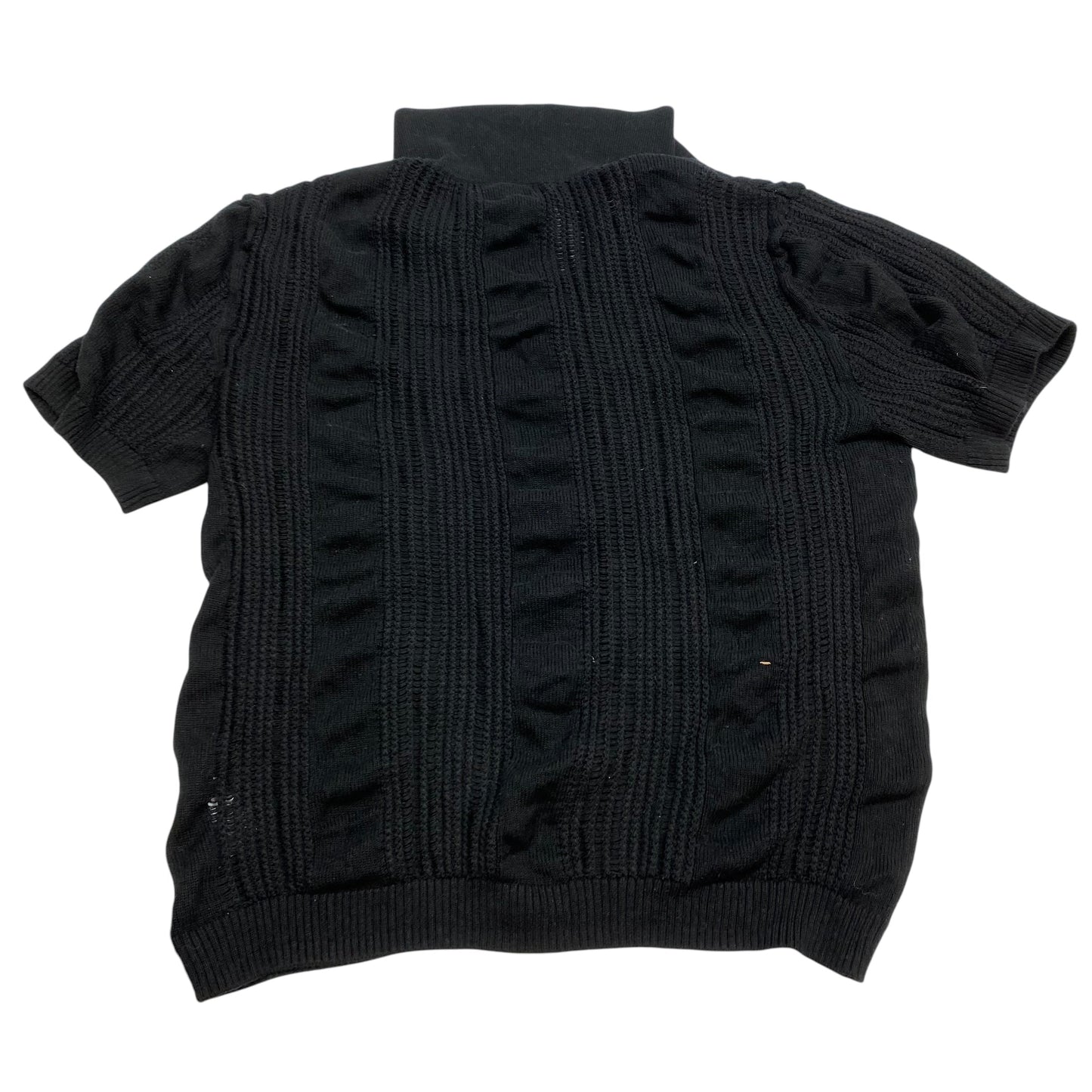 Sweater Short Sleeve By Urban Outfitters In Black, Size: M