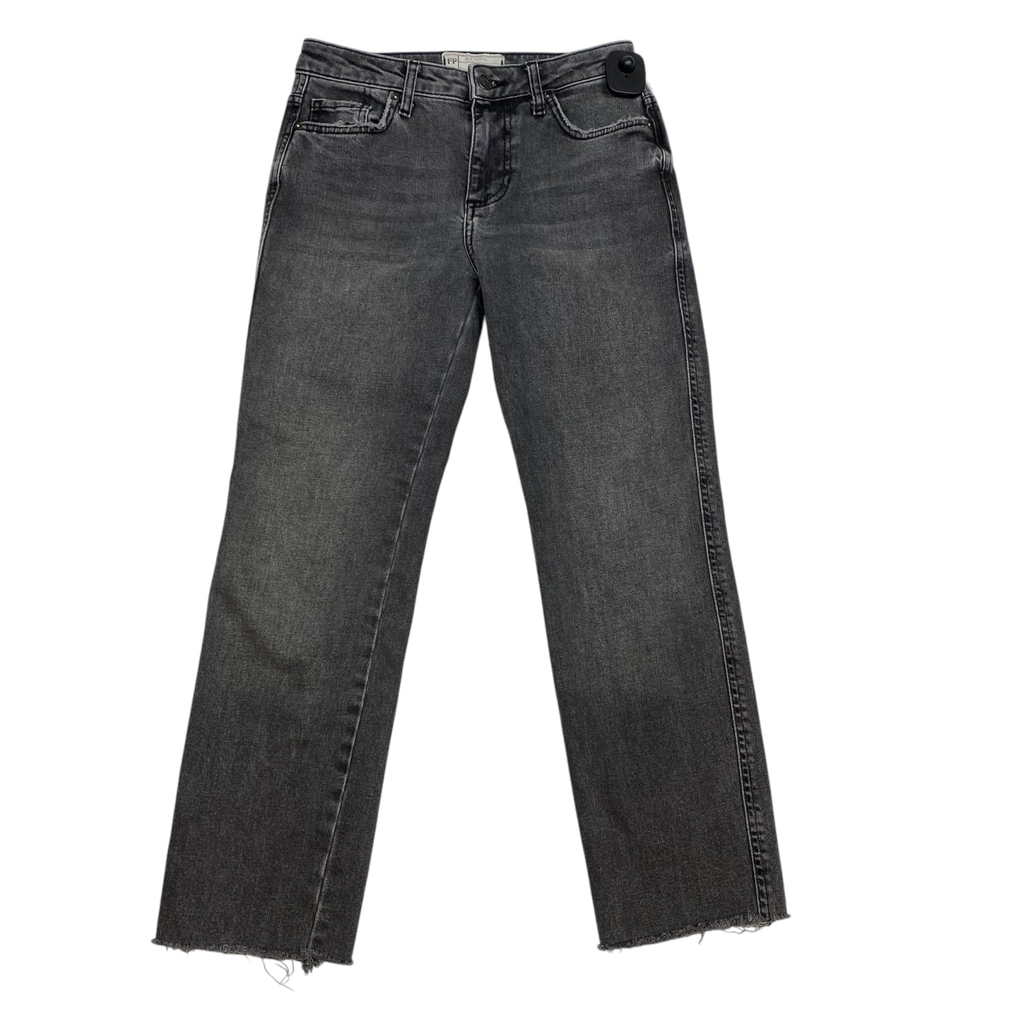 Jeans Cropped By Free People In Grey Denim, Size: 2