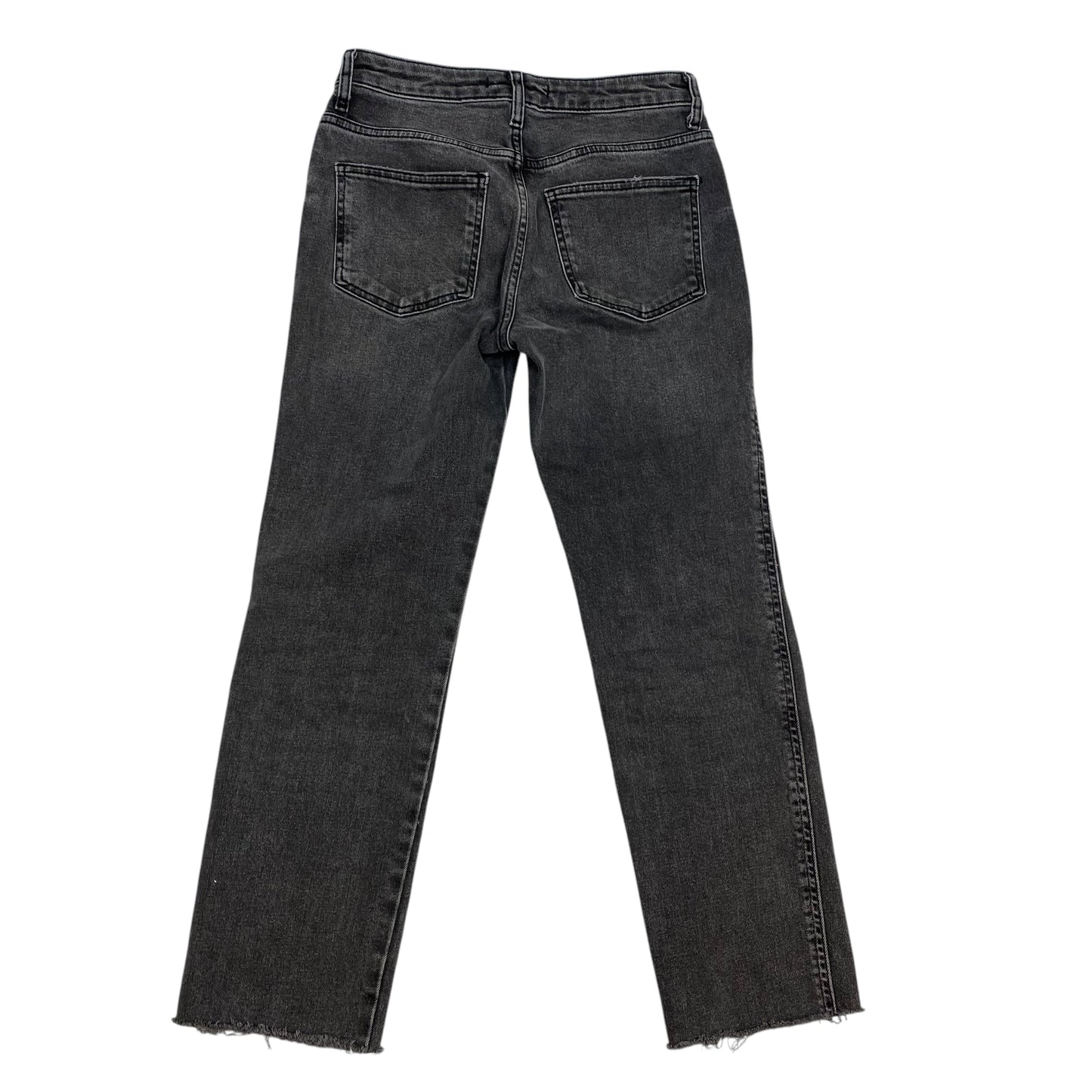 Jeans Cropped By Free People In Grey Denim, Size: 2