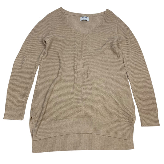 Sweater By Old Navy In Tan, Size: L