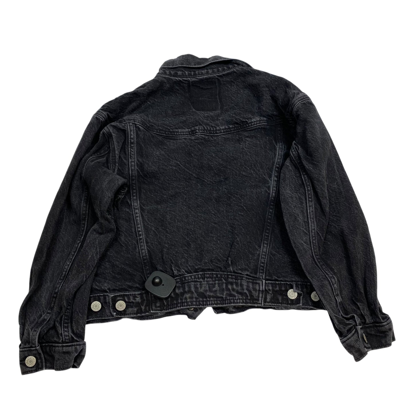 Jacket Denim By Gap In Black Denim, Size: S