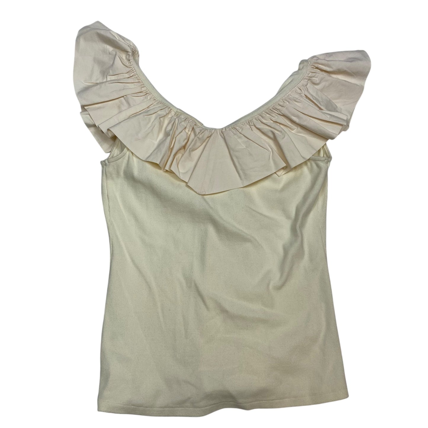 Top Sleeveless By Maeve In Cream, Size: M