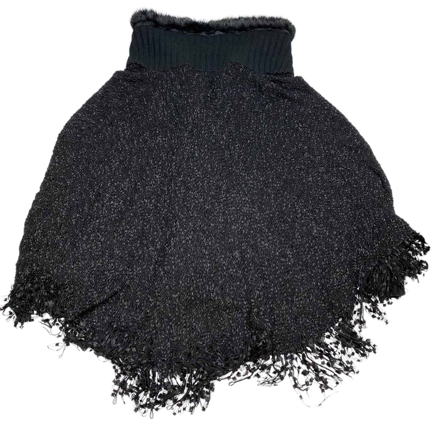 Poncho By Lapis In Black, Size: M