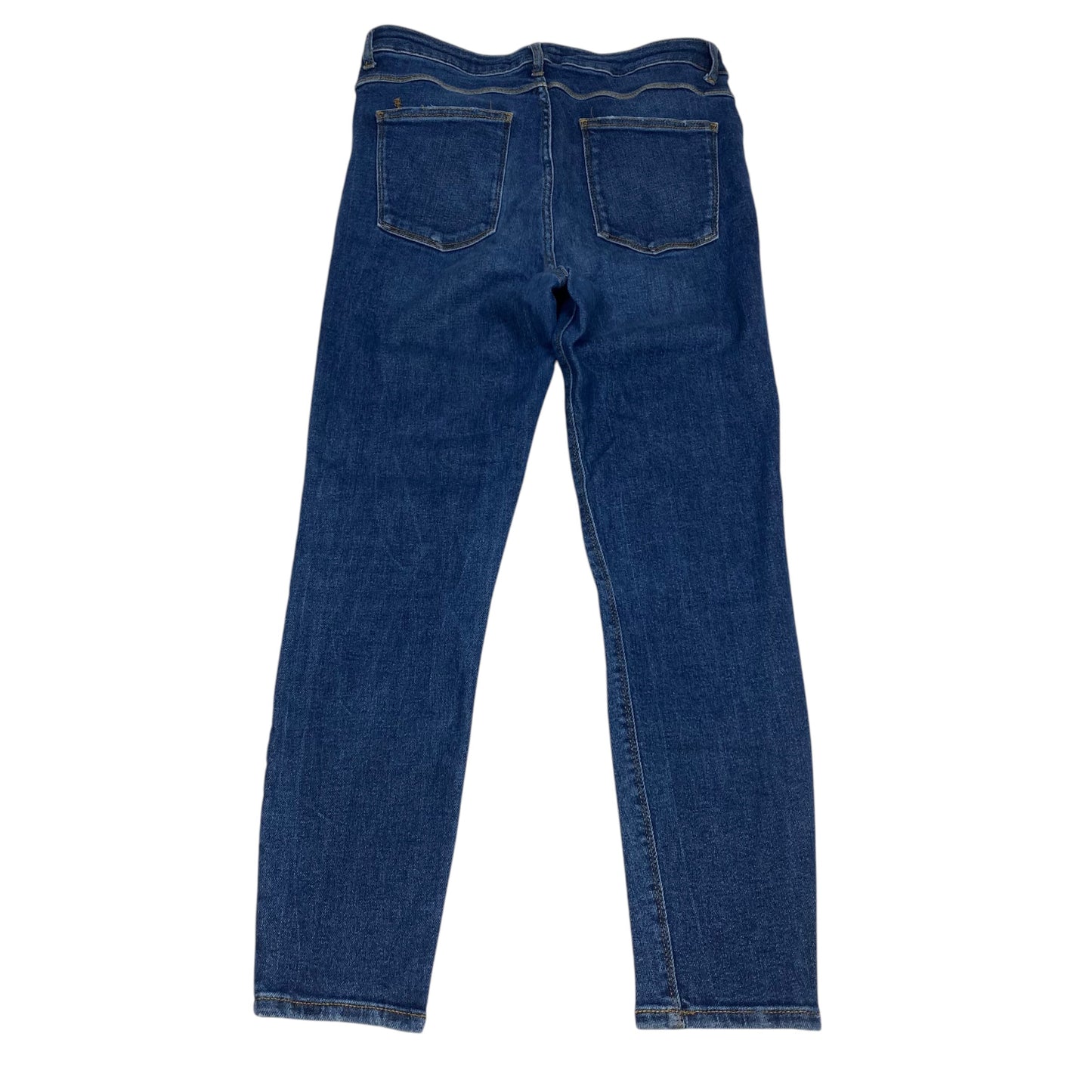 Jeans Skinny By Zara In Blue Denim, Size: 12