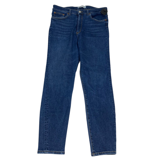 Jeans Skinny By Zara In Blue Denim, Size: 12