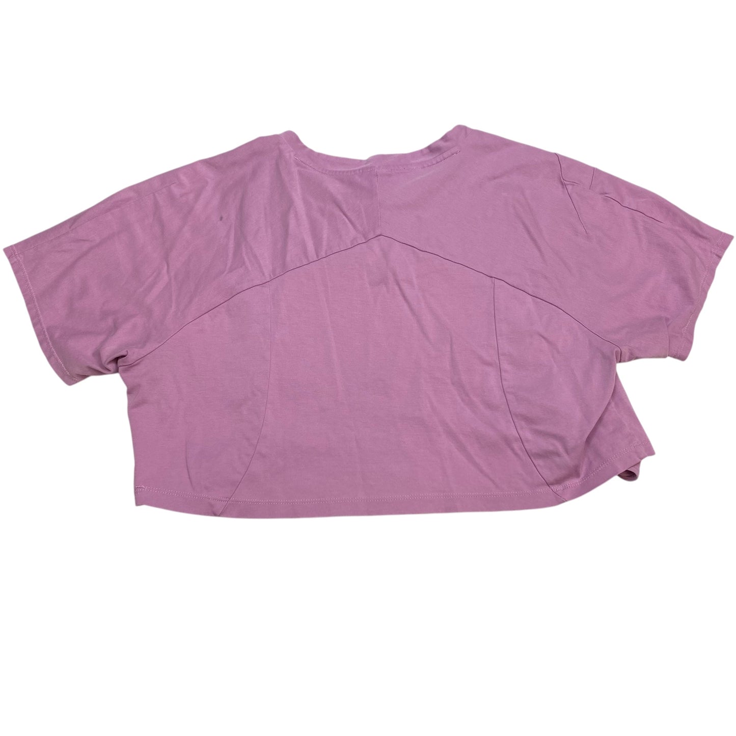 Athletic Top Short Sleeve By Gym Shark In Purple, Size: L