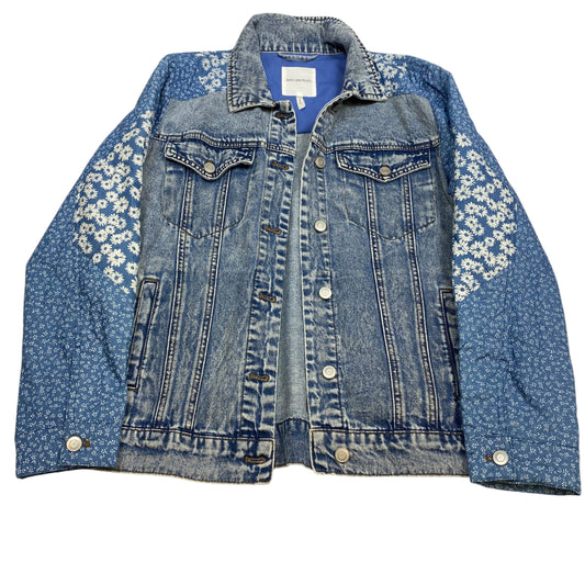 Jacket Denim By Avec Les Filles In Blue Denim, Size: M