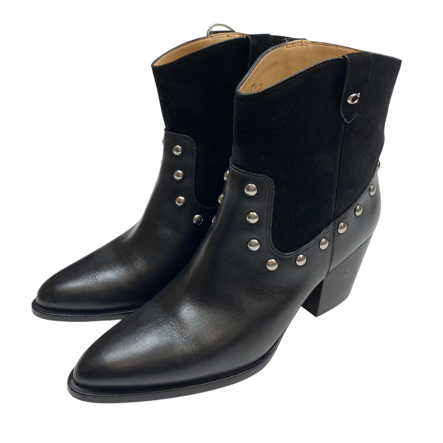 Boots Designer By Coach In Black, Size: 10