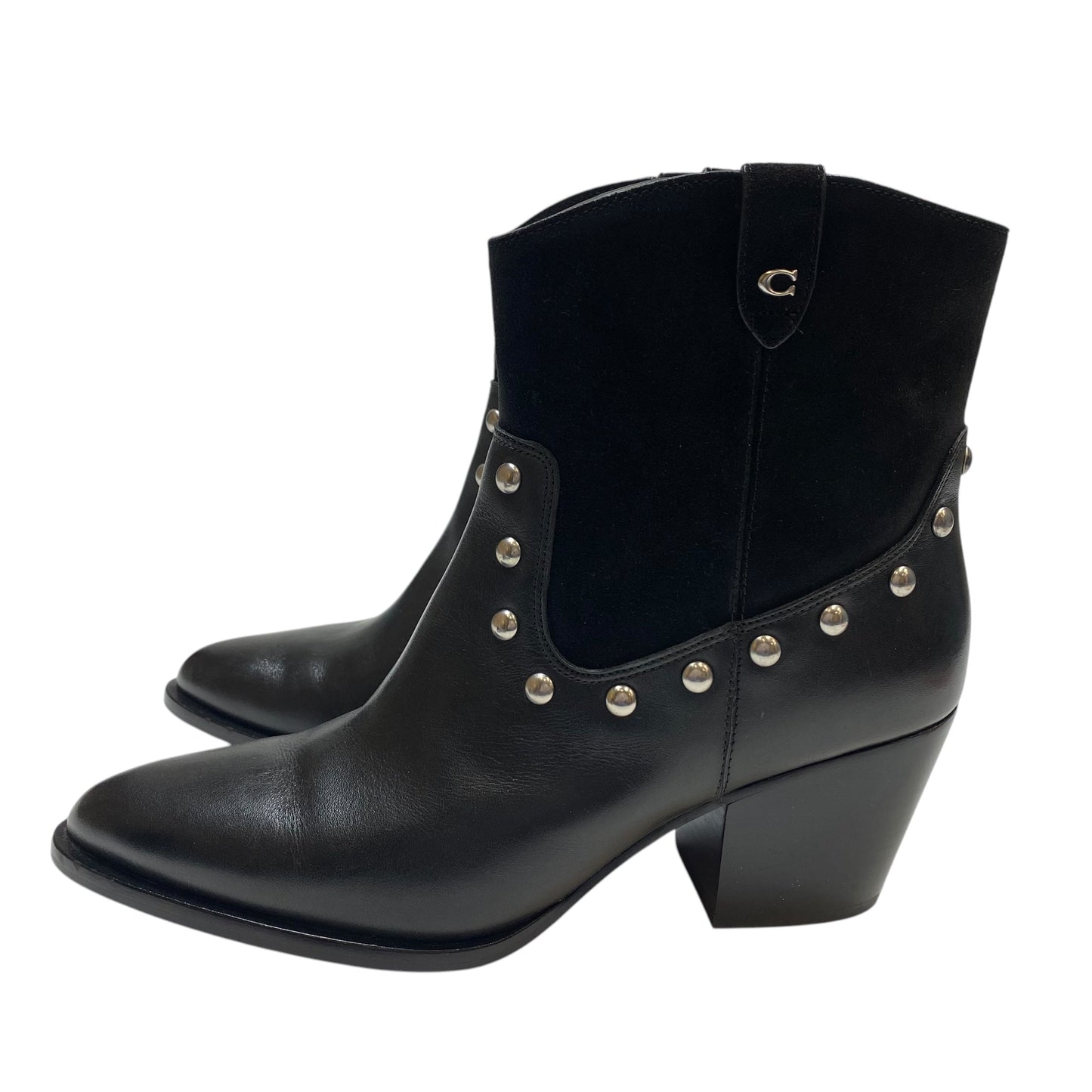 Boots Designer By Coach In Black, Size: 10