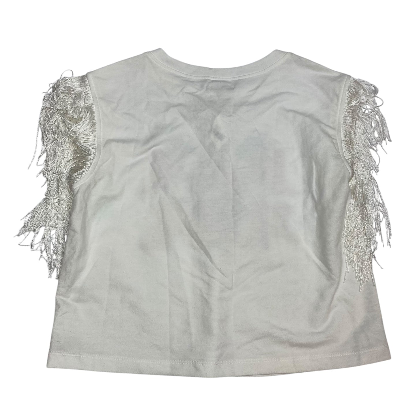 Top Sleeveless By Versona In White, Size: S