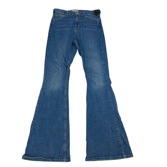 Jeans Flared By Topshop In Blue Denim, Size: 10