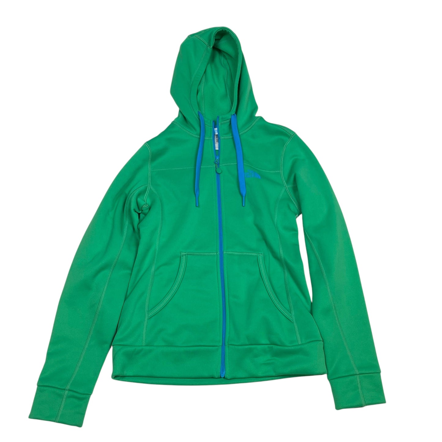 Athletic Jacket By The North Face In Green, Size: Xs