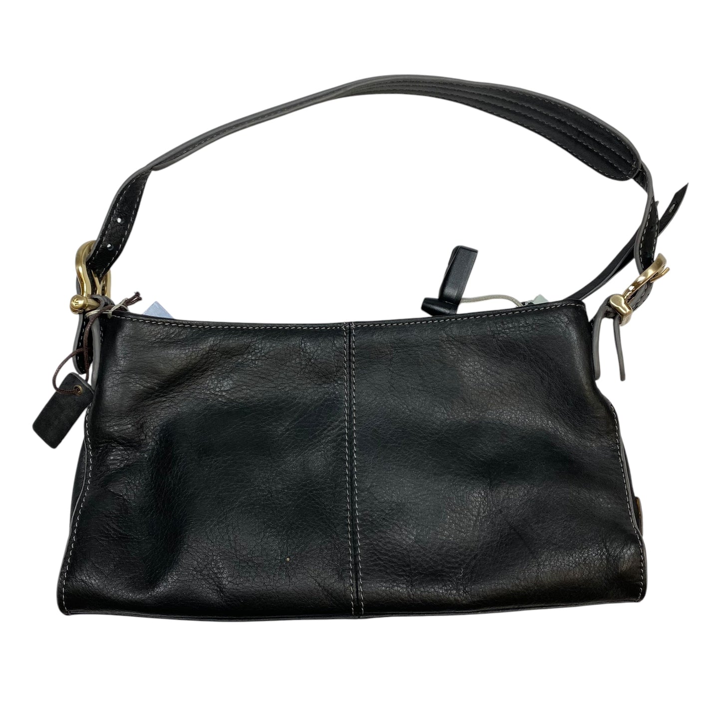 Handbag Leather By Liz Claiborne, Size: Small