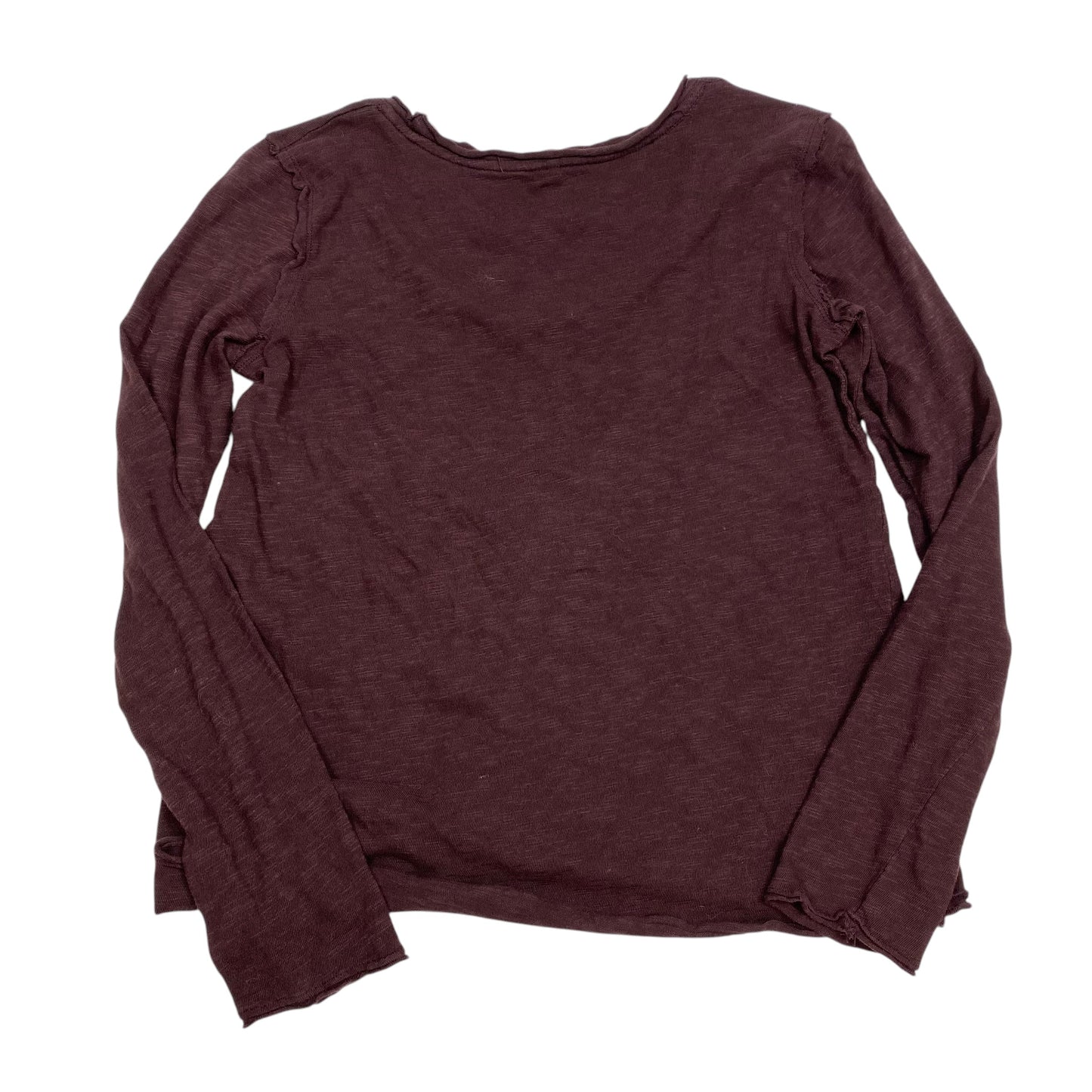 Top Long Sleeve By Anthropologie In Brown, Size: Xs