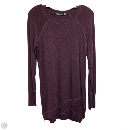Athletic Top Long Sleeve Crewneck By Athleta In Purple, Size: Xsp