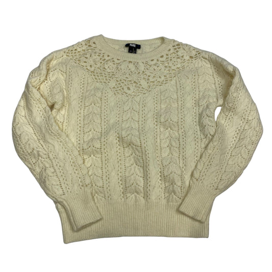 Sweater Designer By Paige In Cream, Size: Xs