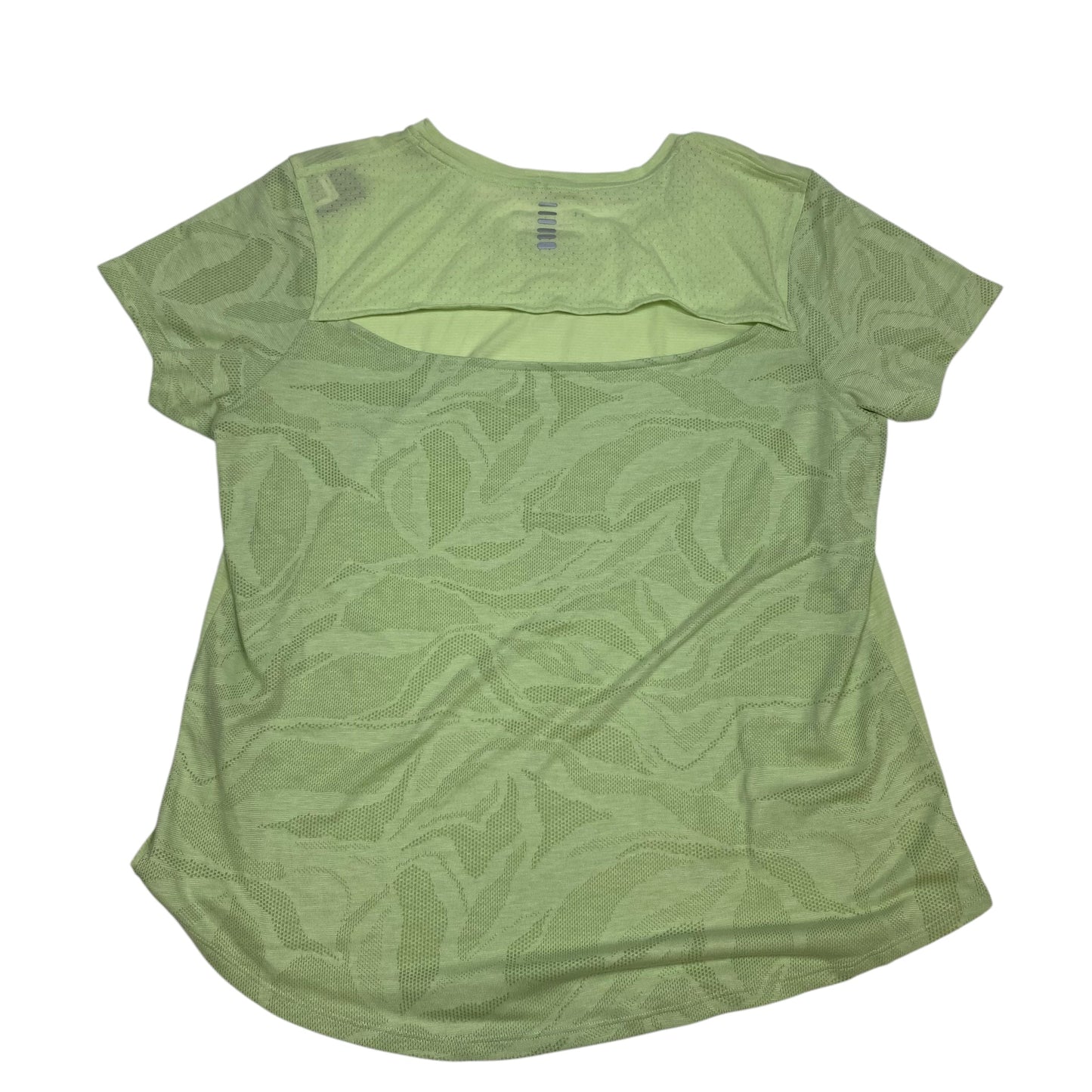 Athletic Top Short Sleeve By Under Armour In Green, Size: Xl