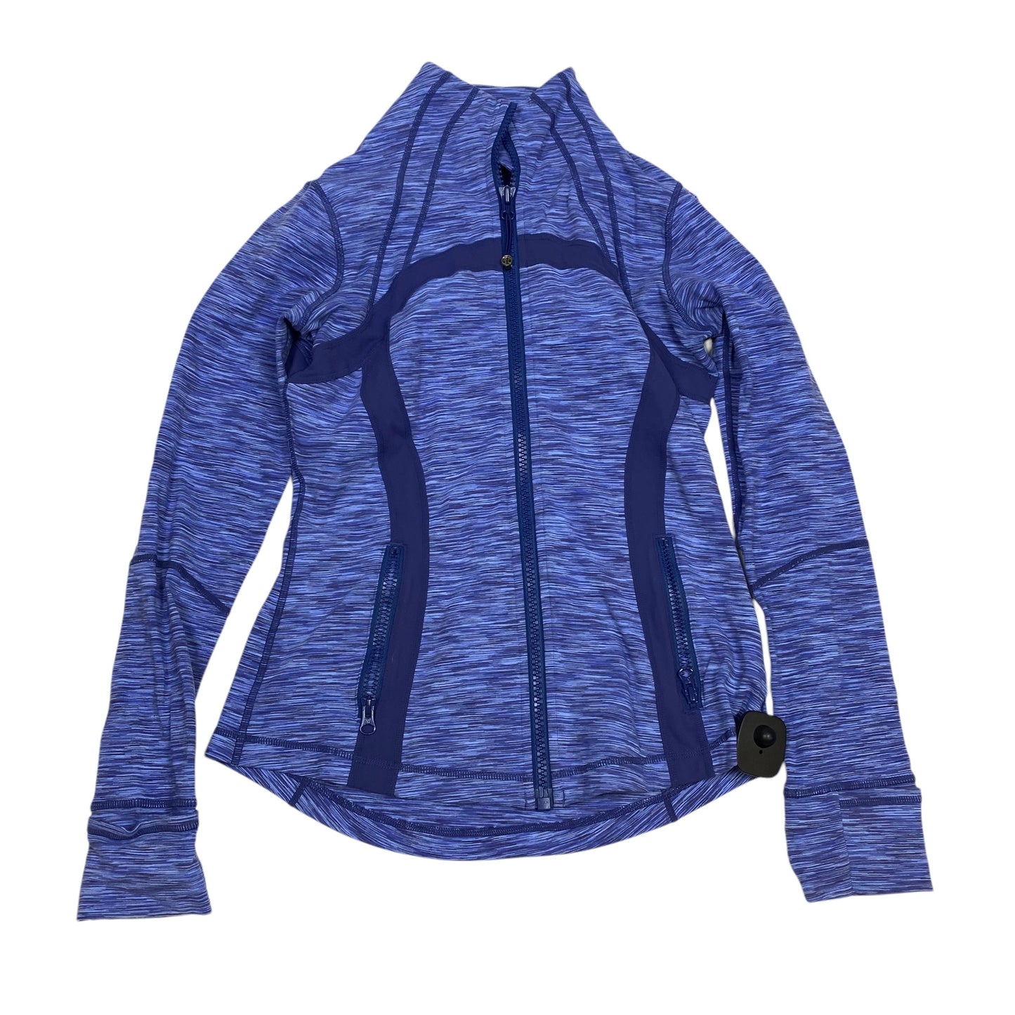 Athletic Jacket By Lululemon In Blue, Size: M