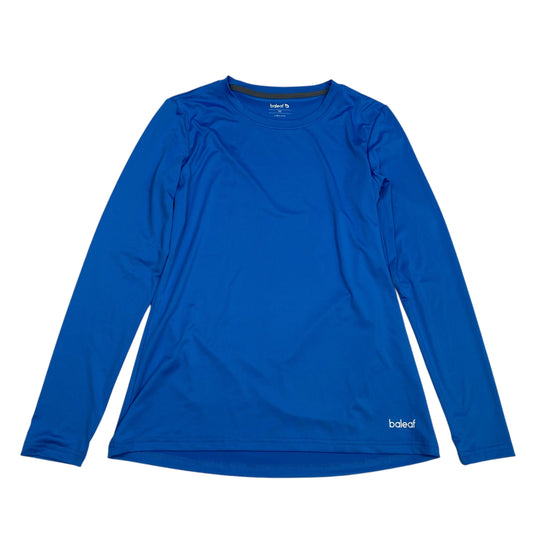 Athletic Top Long Sleeve Crewneck By Baleaf In Blue, Size: M